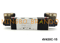 4V430C-15 Airtac Art pneumatischer 5/3 Weisen-Magnetventil 24V Wechselstrom DC-220V